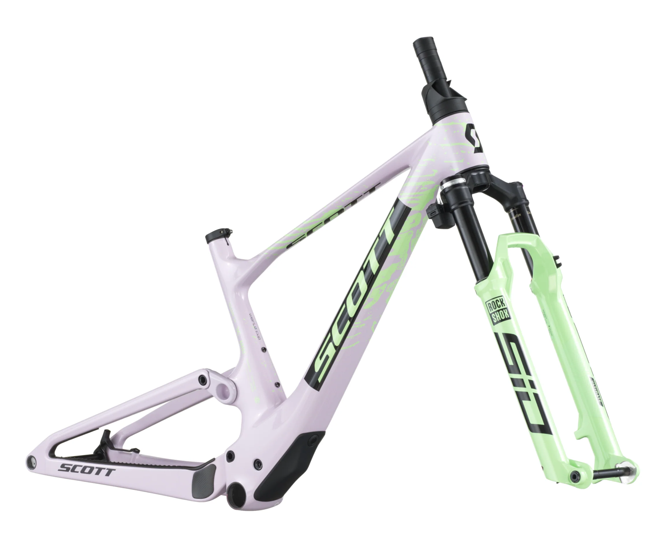Scott Spark RC World Cup HMX Full Suspension Mountain Bike Frameset In Hush Purple - Image 3