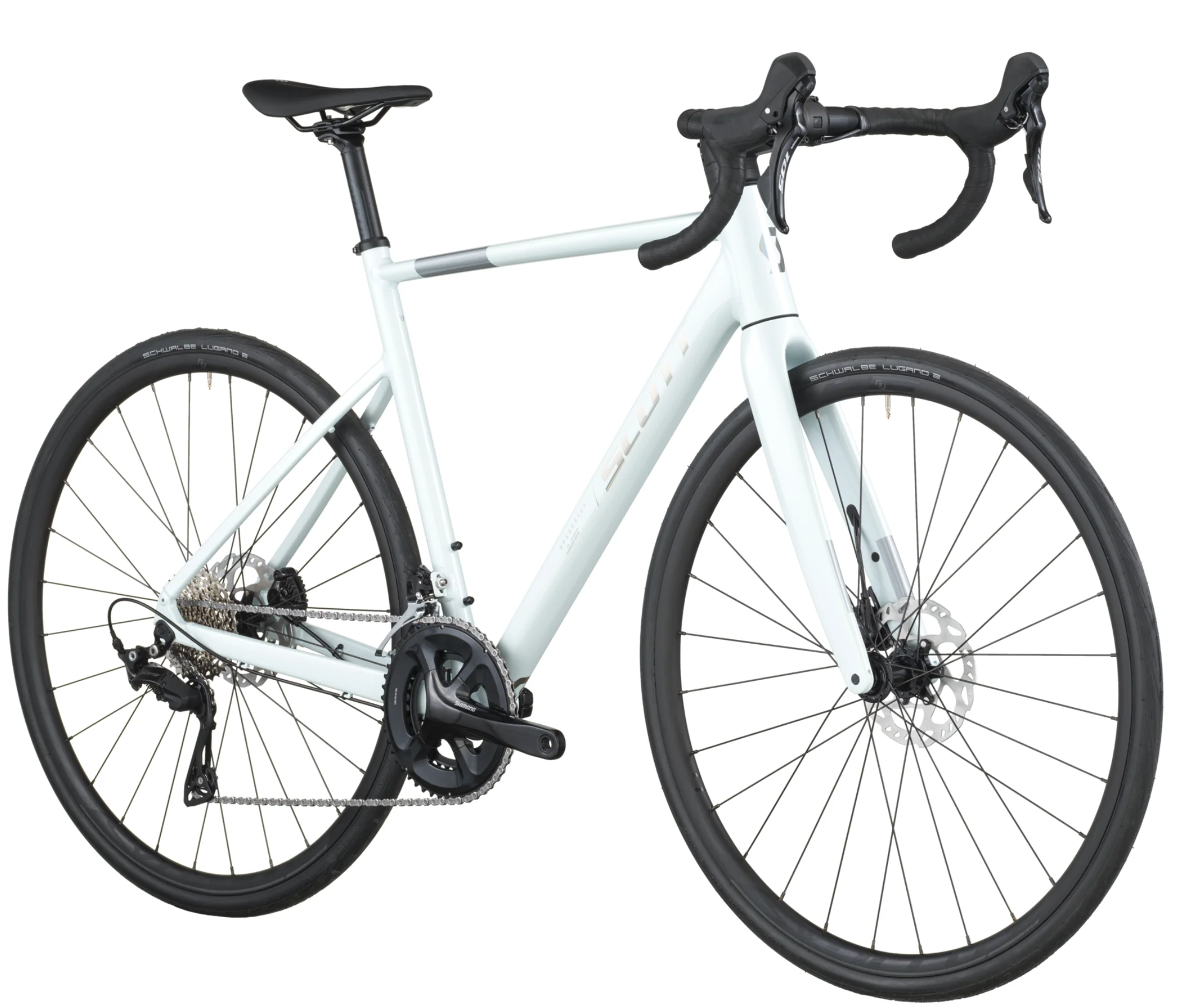 Scott Speedster 10 Road Bike In Cumulus White - Image 2