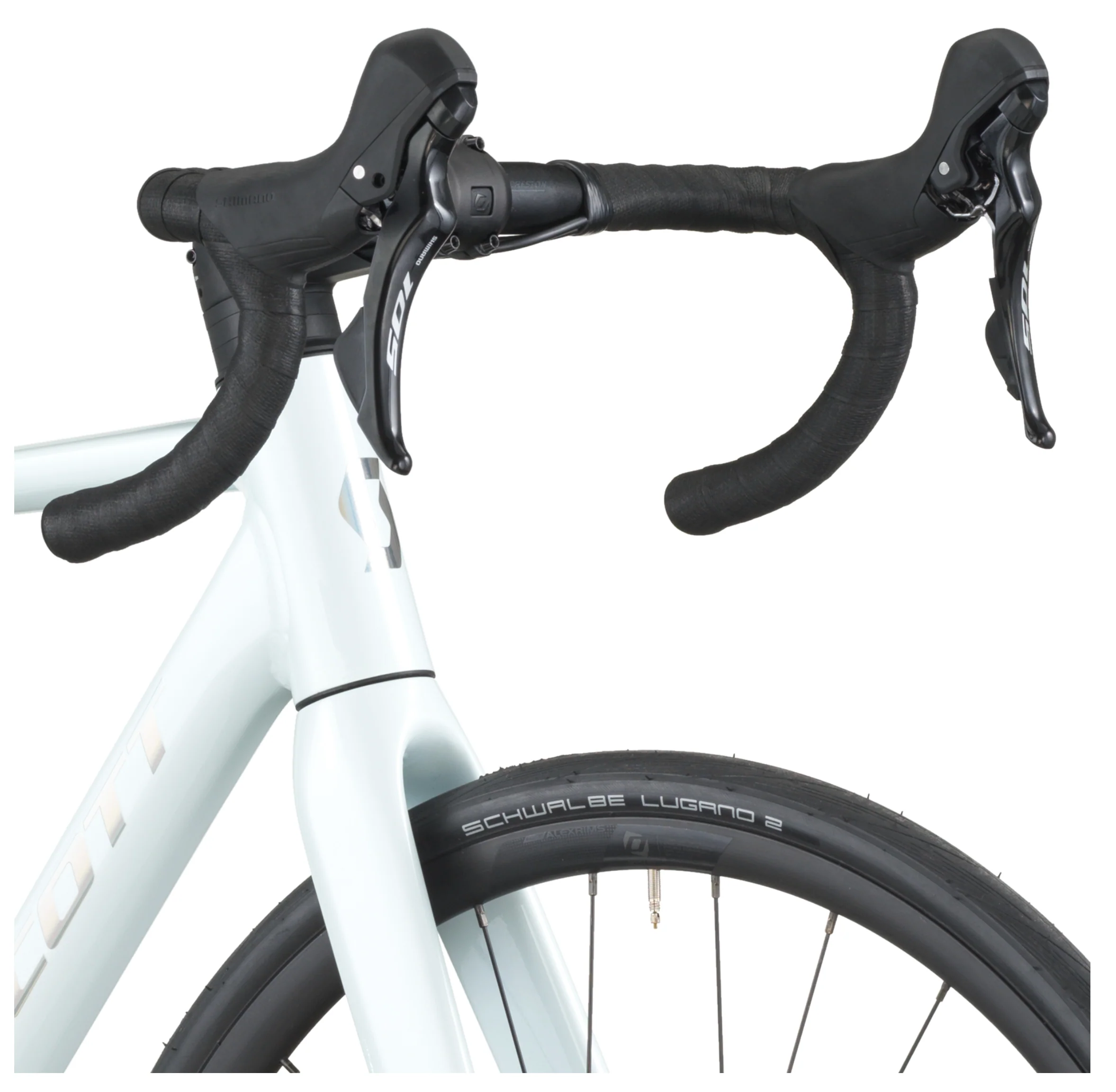 Scott Speedster 10 Road Bike In Cumulus White - Image 5