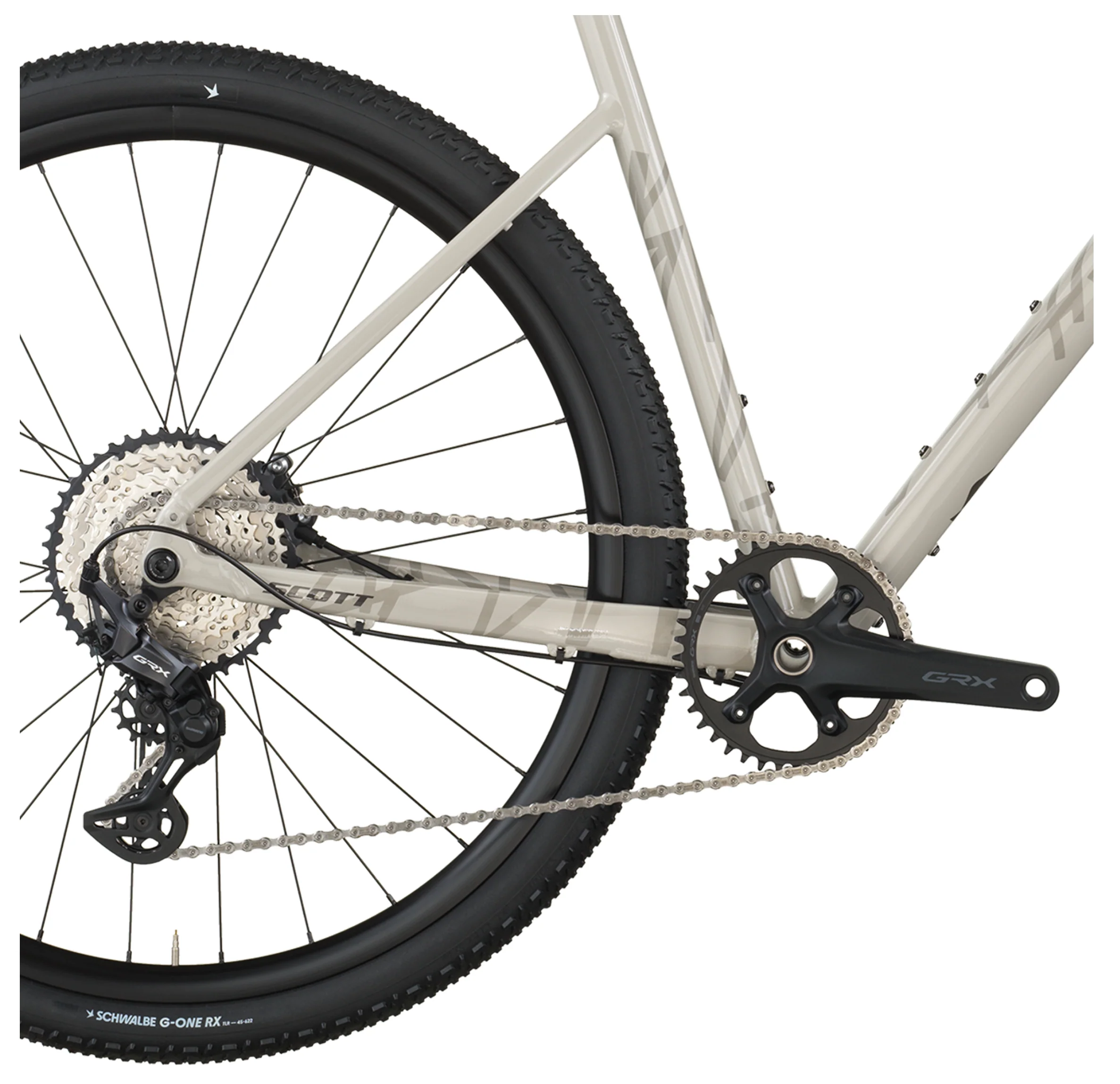 Scott Speedster Gravel 10 Gravel Bike In Taupe Beige - Image 4