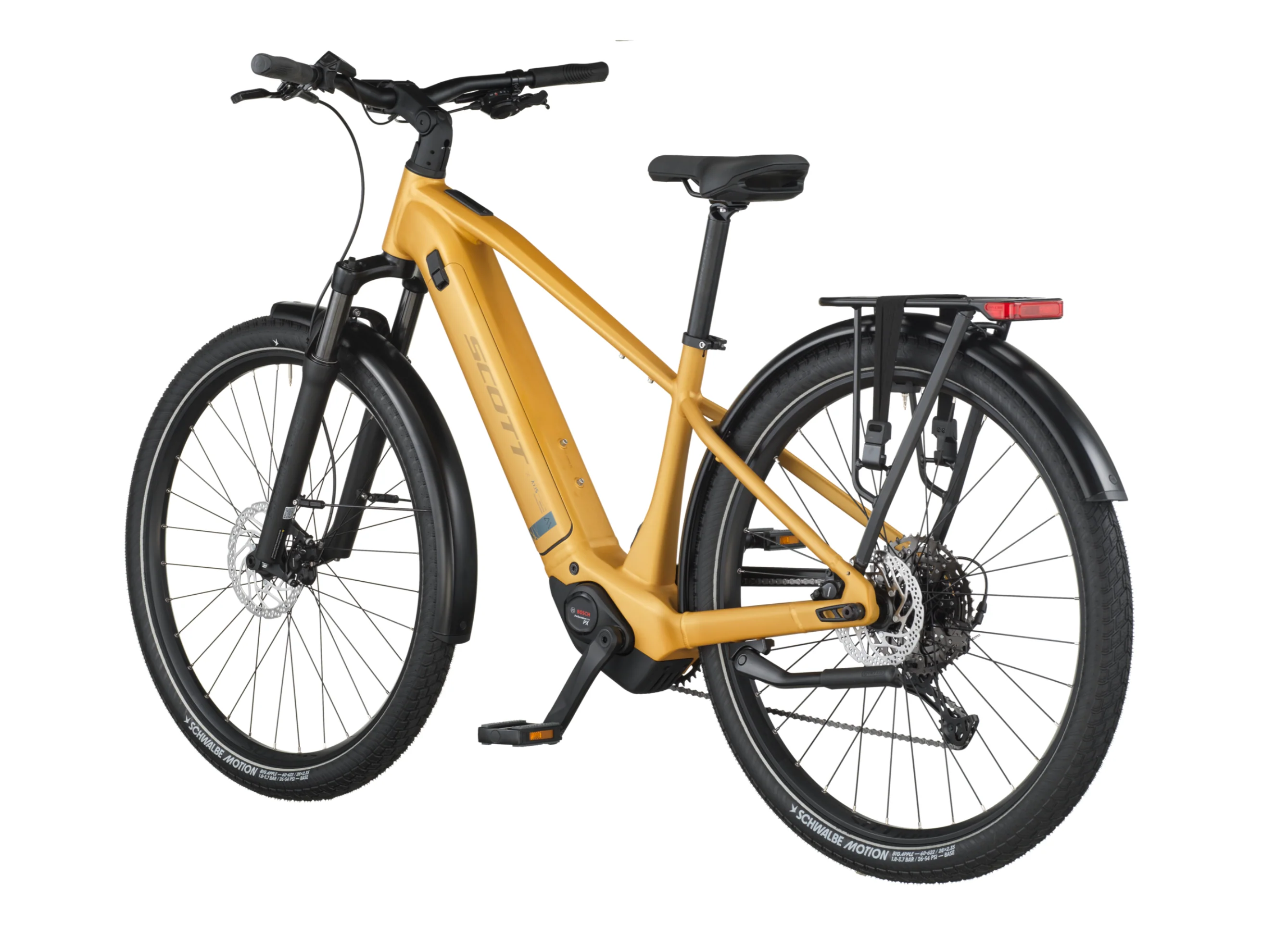 Scott Sub Sport 10 Electric Hybrid Bike In Colorado Gold - Image 3