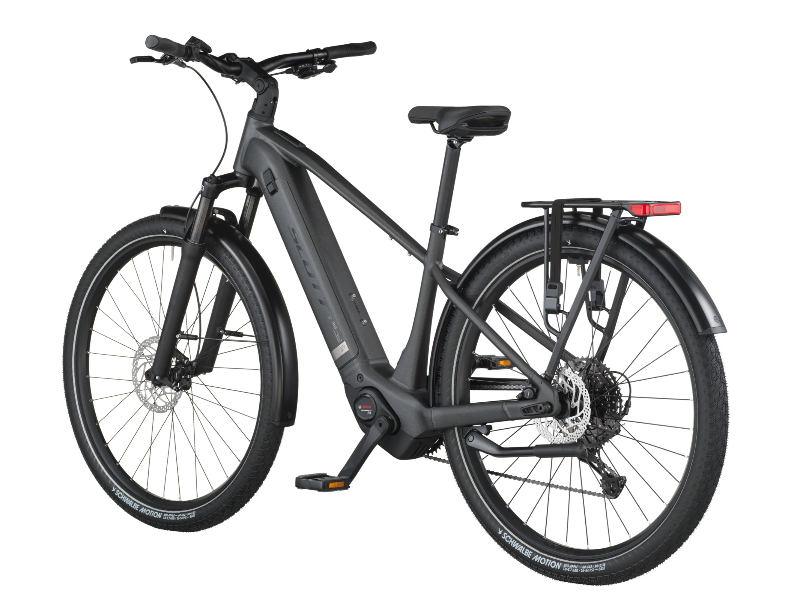 Scott Sub Sport 10 Electric Hybrid Bike In Midnight Grey - Image 3