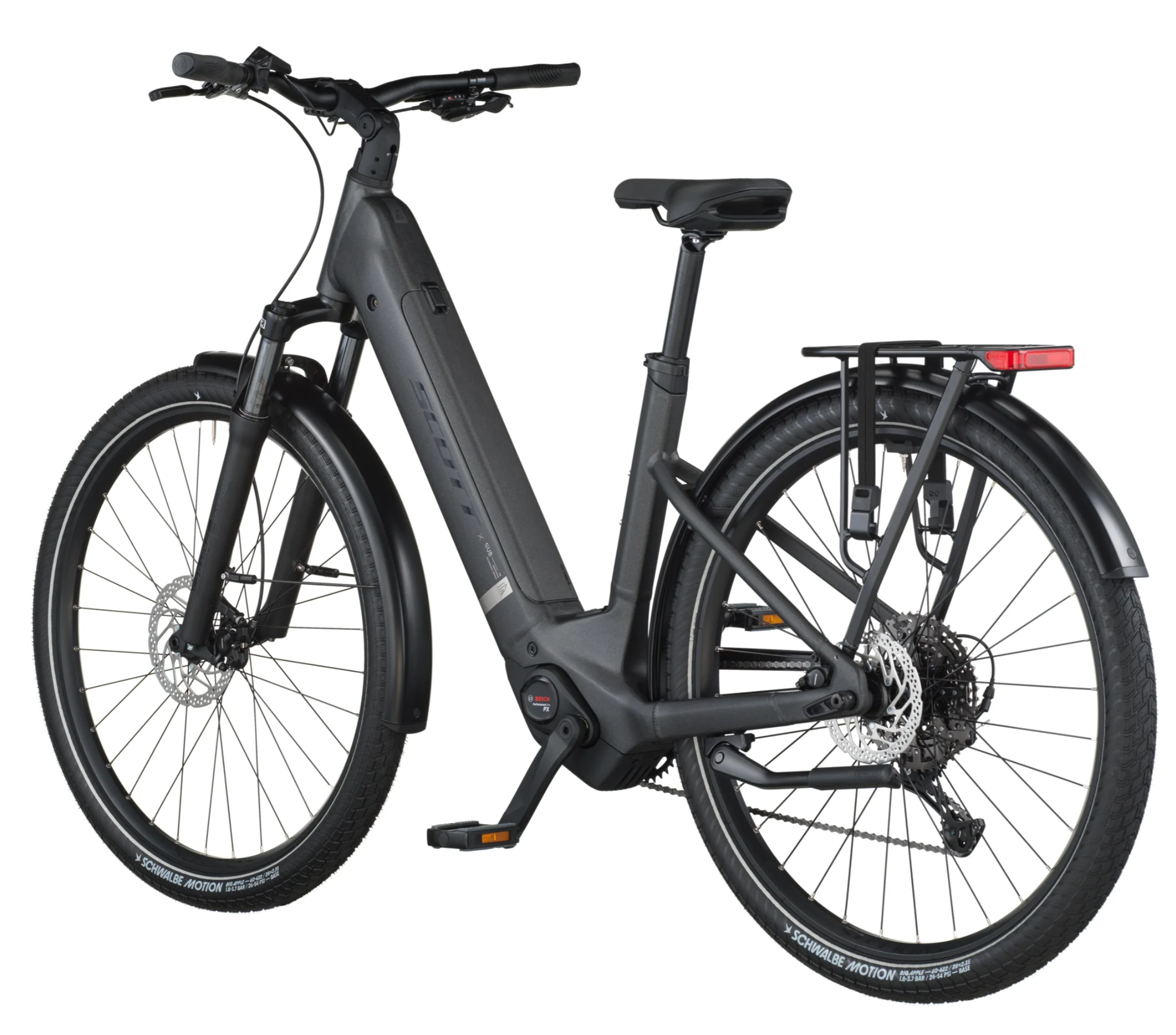 Scott Sub Sport 10 Wave Electric Hybrid Bike In Midnight Grey - Image 3