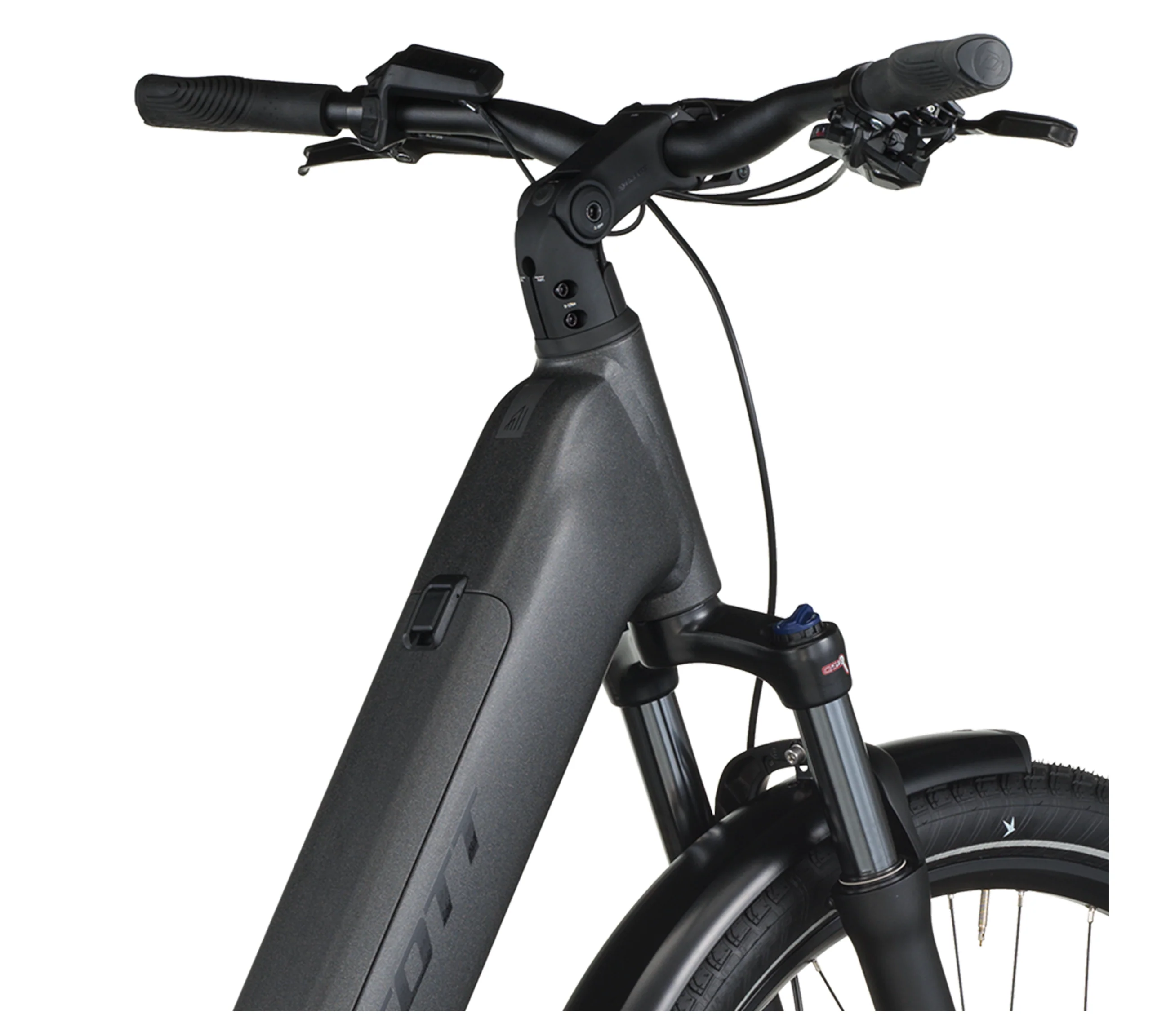 Scott Sub Sport 10 Wave Electric Hybrid Bike In Midnight Grey - Image 4