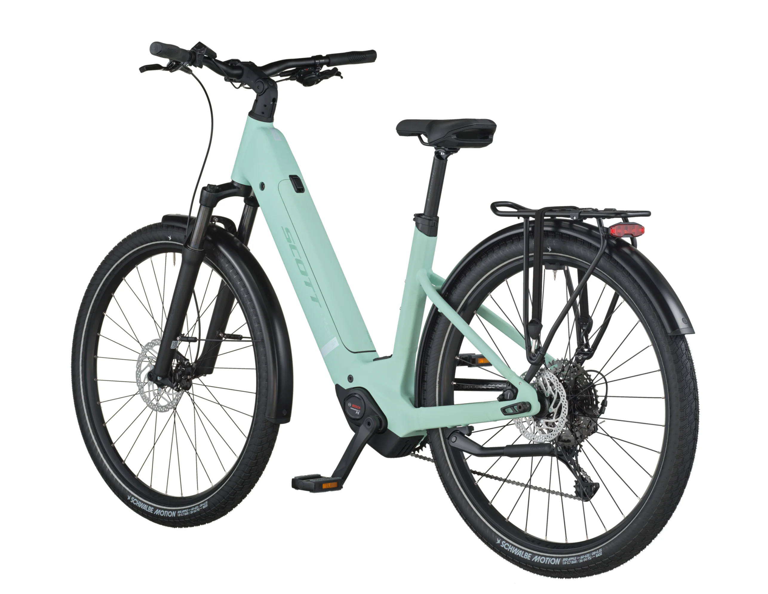 Scott Sub Sport 20 Wave Electric Hybrid Bike In Mint Green - Image 3