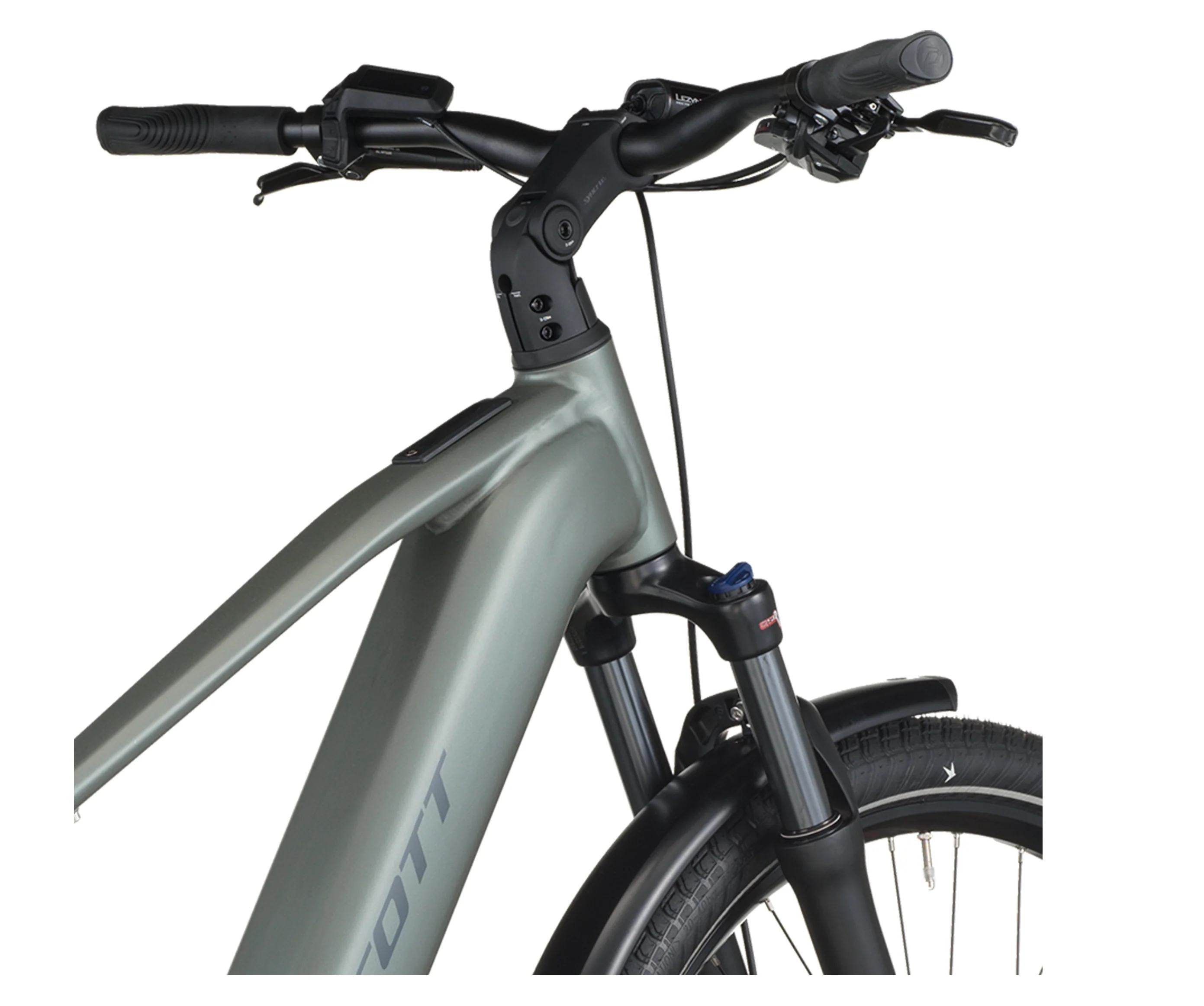Scott Sub Sport 30 Electric Hybrid Bike In Highland Green - Image 4