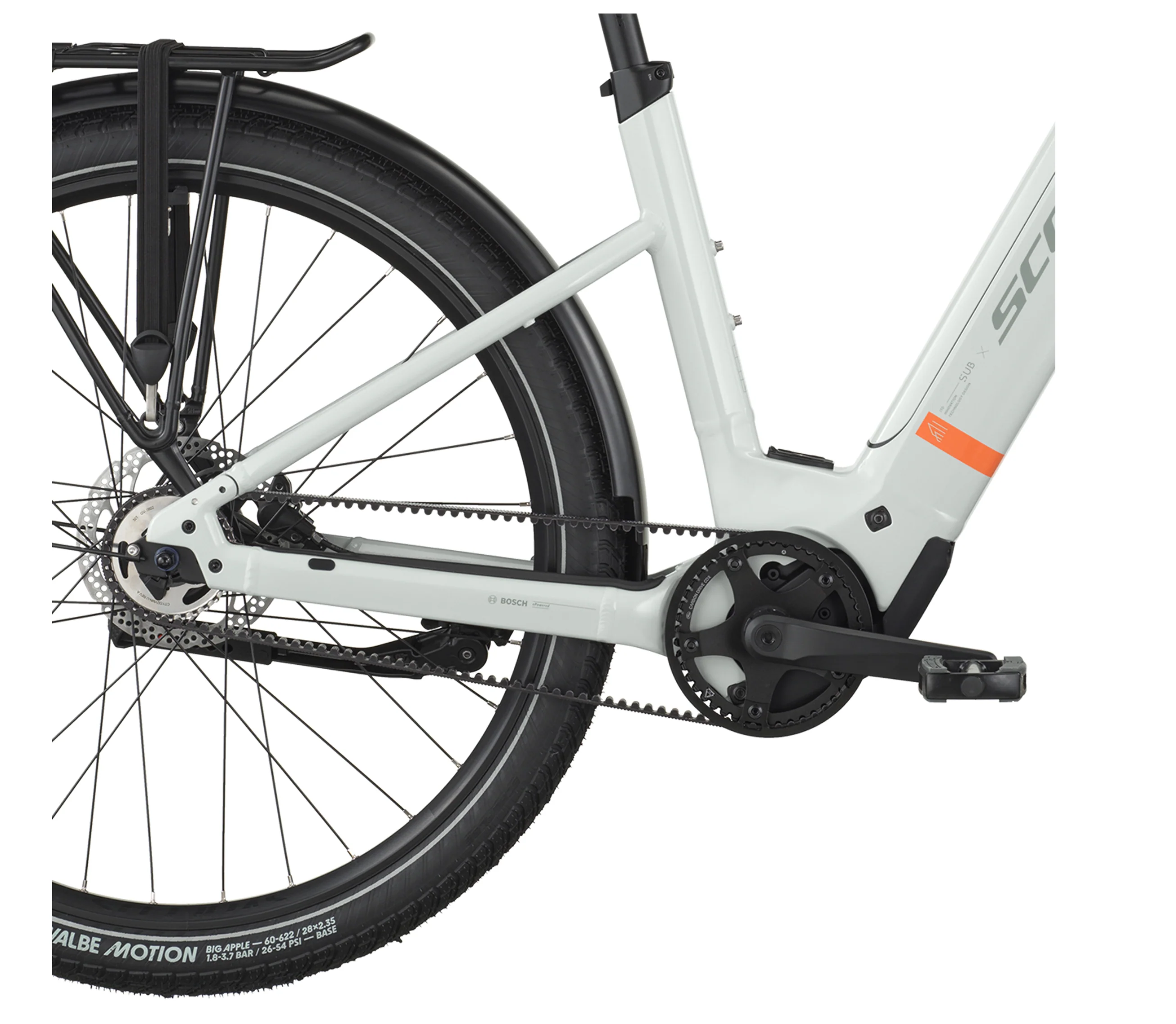 Scott Sub Tour 20 Wave Electric Hybrid Bike In Classic Grey - Image 4