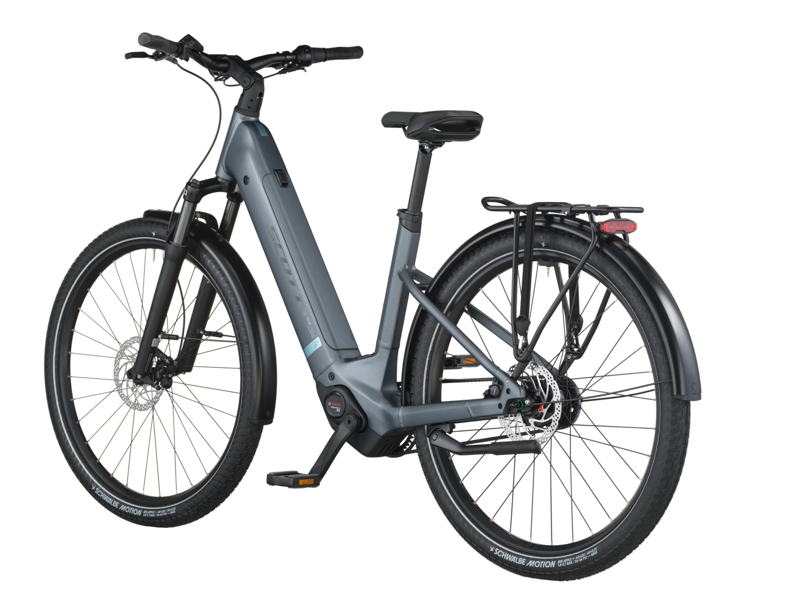 Scott Sub Tour 20 Wave Electric Hybrid Bike In Smoke Grey - Image 3