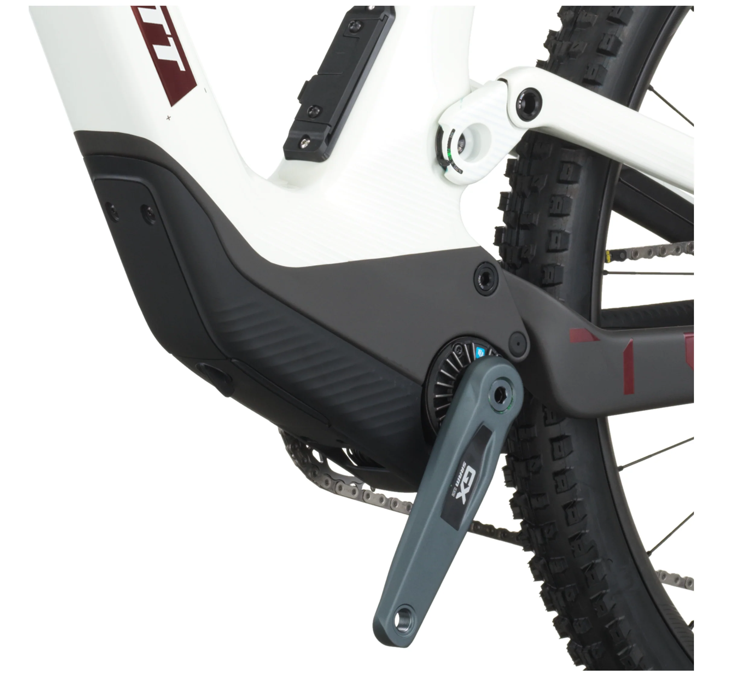 Scott Voltage 900 Tuned Electric Full Suspension Mountain Bike - Carbon Black Pastel White - Image 4