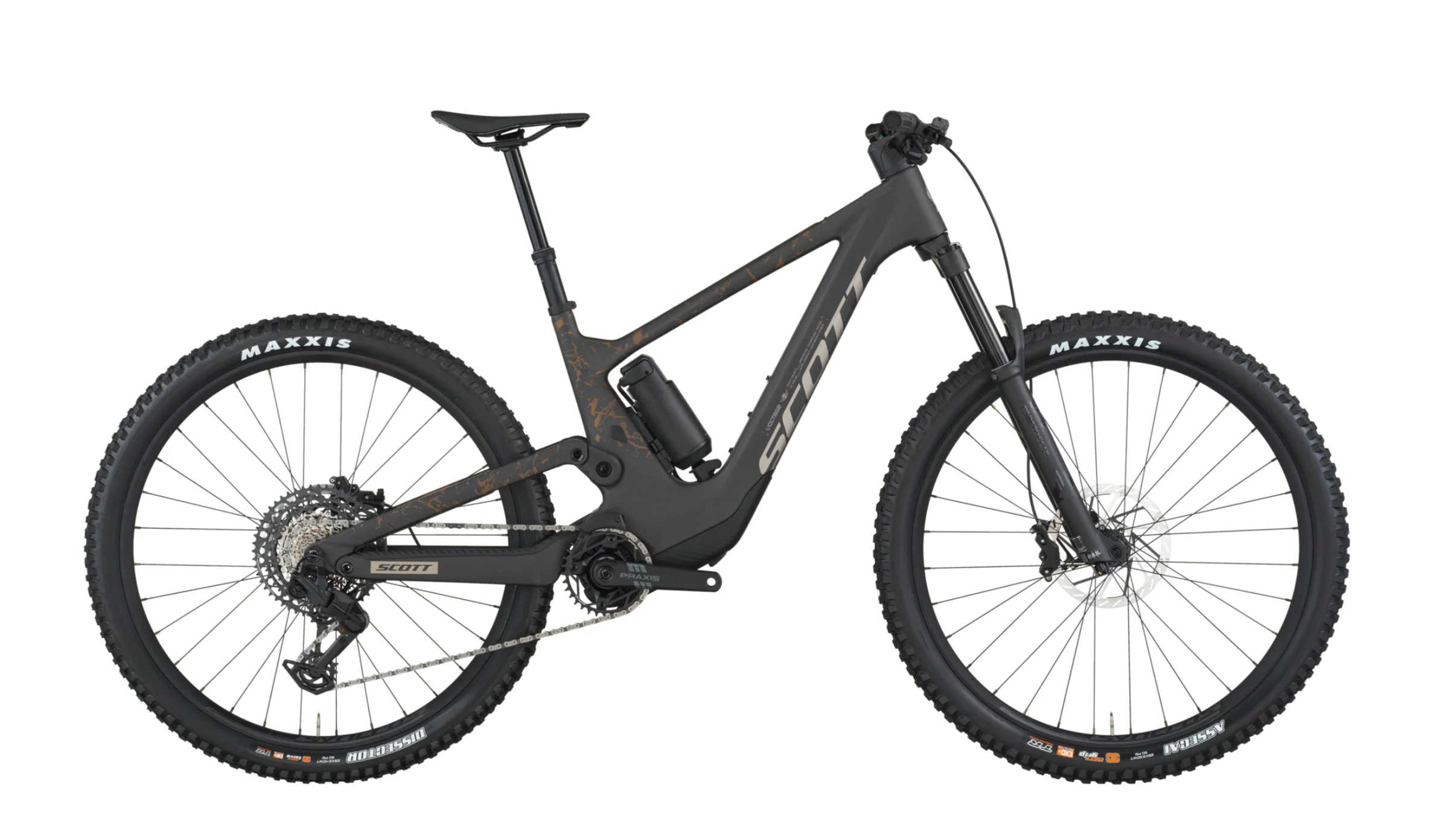 Scott Voltage 920 Electric Full Suspension Mountain Bike - Carbon Black Crackle Bronze