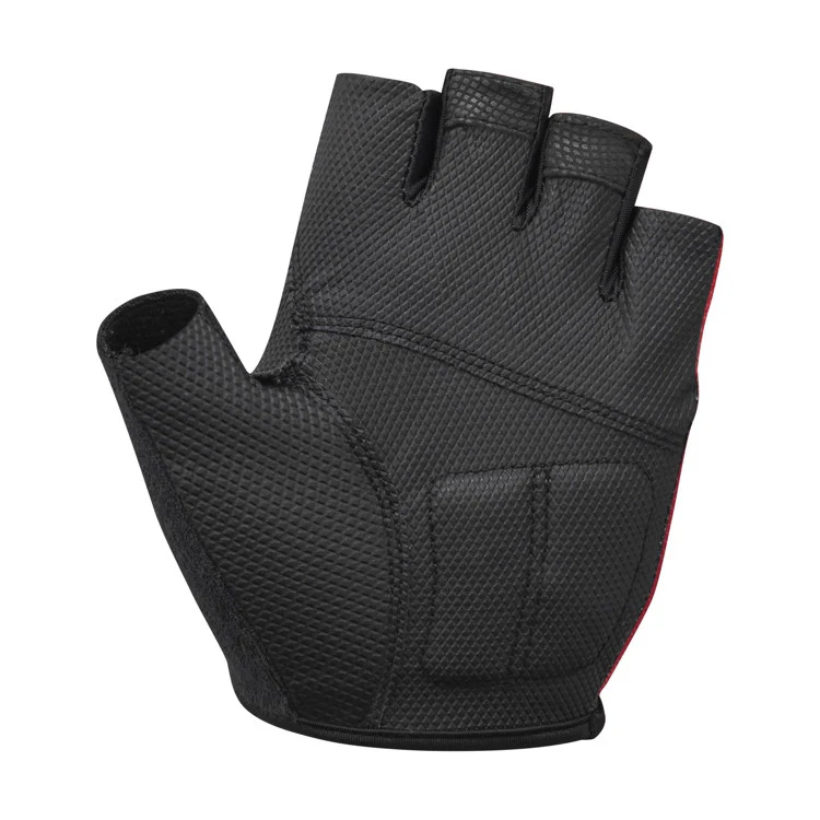 Shimano Airway Men's Breathable Cycling Mitts In Red - Image 2