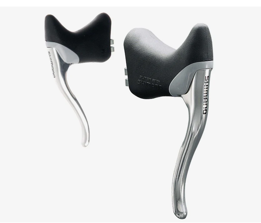 Shimano BL-R400 Brake Levers In Silver/Black - Image 2