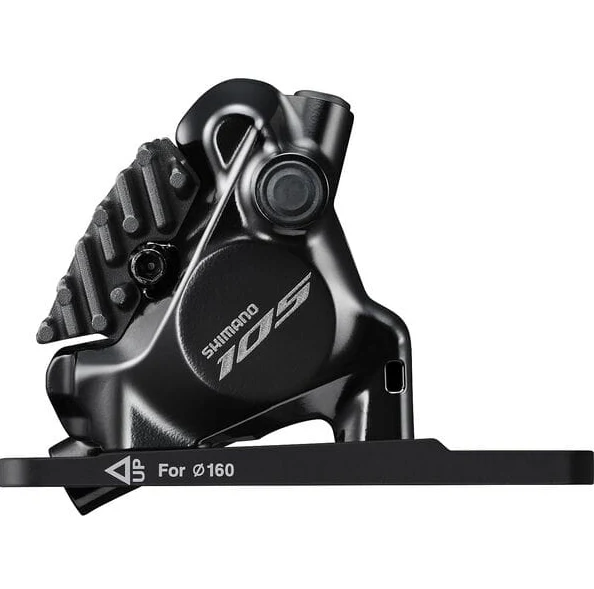 Shimano BR-R7170 105 Flat Mount Front Caliper Without Rotor For 140/160 mm In Black