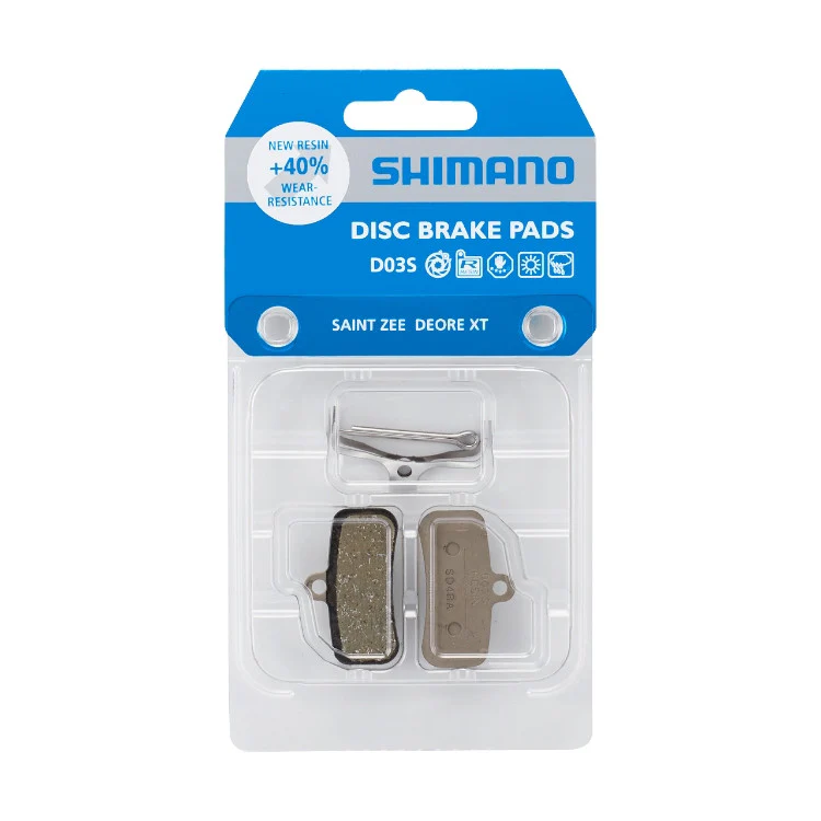 Shimano D03S Resin Steel Backed Disc Brake Pads For DEORE XT, SLX, DEORE, SAINT, ZEE - Image 2