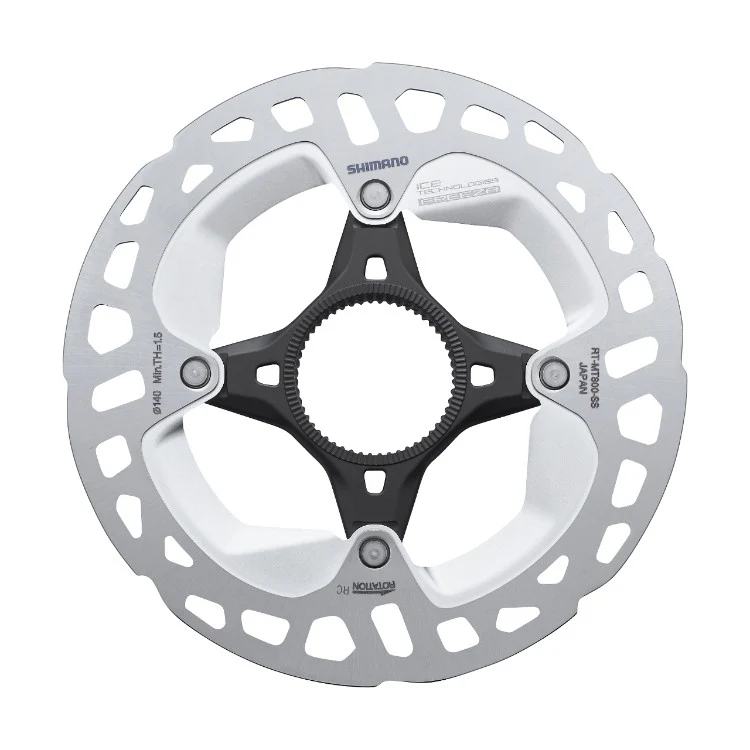 Shimano Deore XT MT800 Centre Lock Rotor - ICE TECHNOLOGIES FREEZA Internal Lockring - Image 4