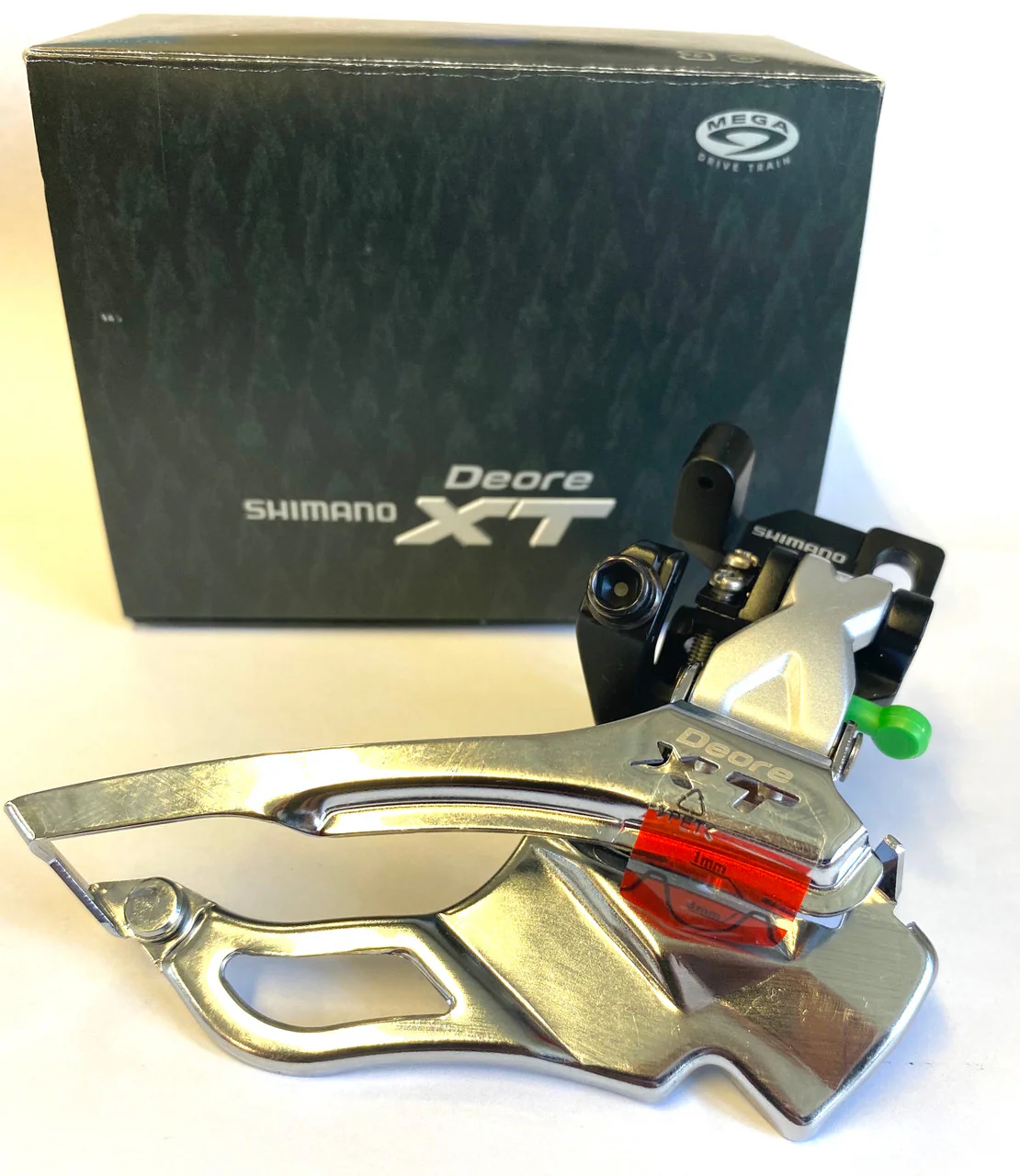 himano FD-M771-D Deore XT Triple 9 Speed Direct Mount Front Derailleur Boxed - Image 2