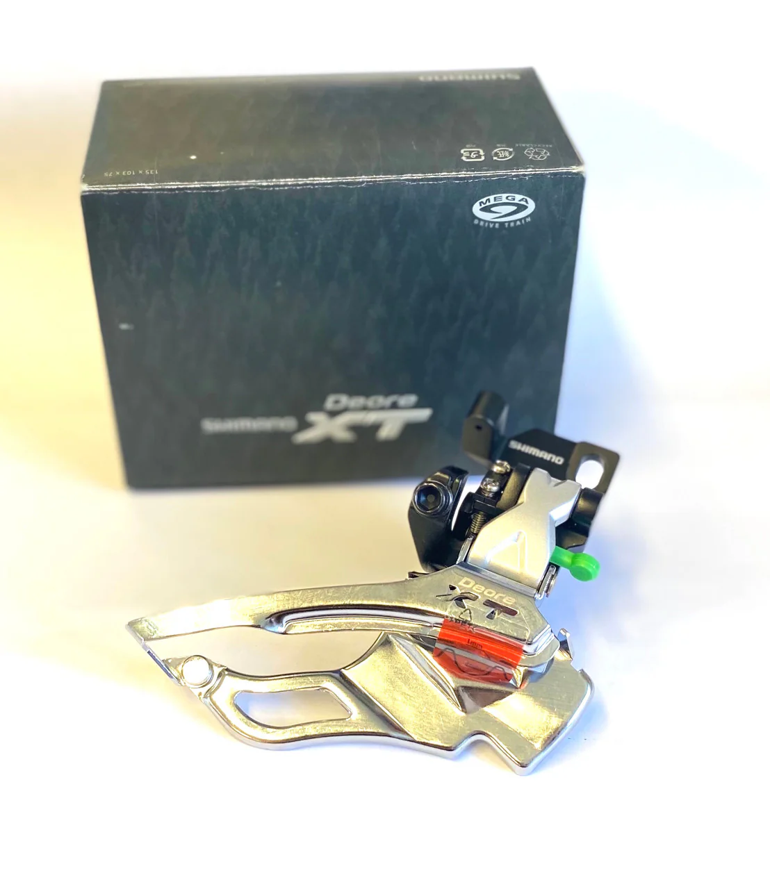 himano FD-M771-D Deore XT Triple 9 Speed Direct Mount Front Derailleur Boxed - Image 3