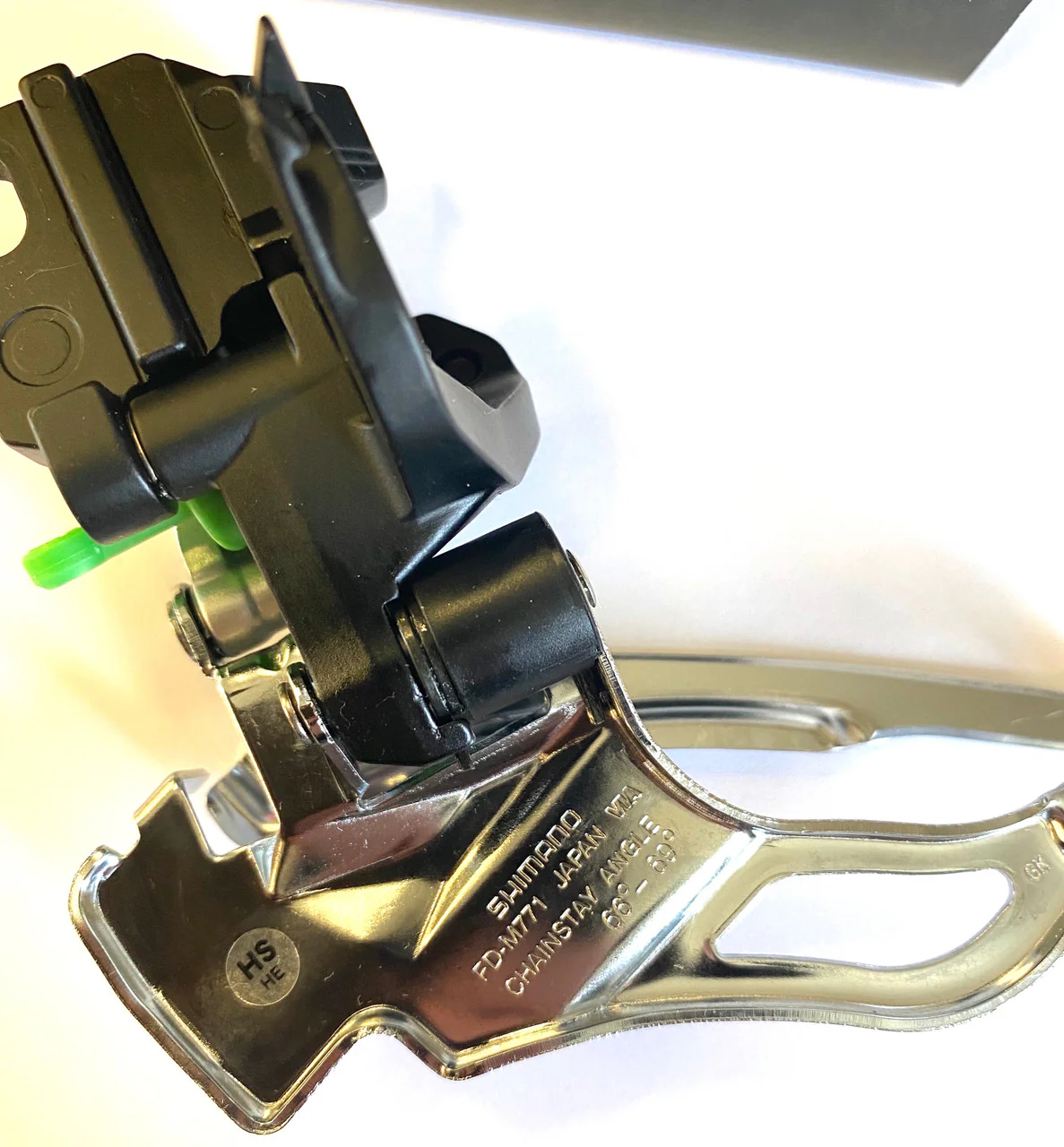 himano FD-M771-D Deore XT Triple 9 Speed Direct Mount Front Derailleur Boxed - Image 6