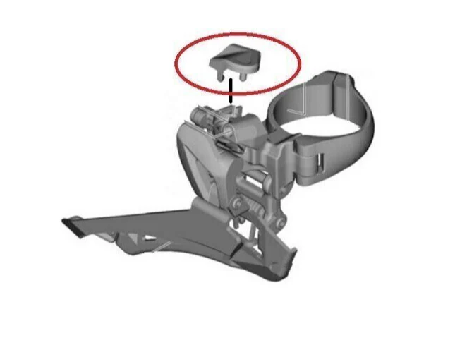 Shimano Front Derailleur Link Cover Fits Dura Ace Ultegra 105 FD-R9100 R8000 R7000 - Image 3