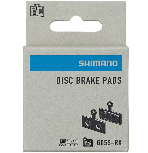 Shimano G05S-RX Resin Steel Backed Disc Brake Pads For XTR, ULTEGRA, DEORE XT, SLX, DEORE, SORA - Image 2