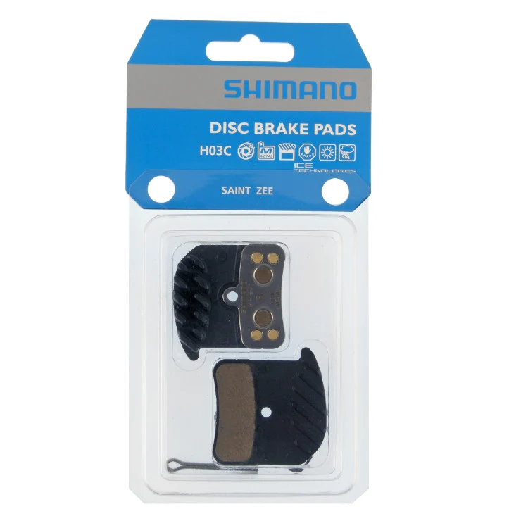 Shimano H03C Sintered Disc Brake Pads With Cooling Fins For BR-M820/BR-M640/BR-M8020 - Image 2