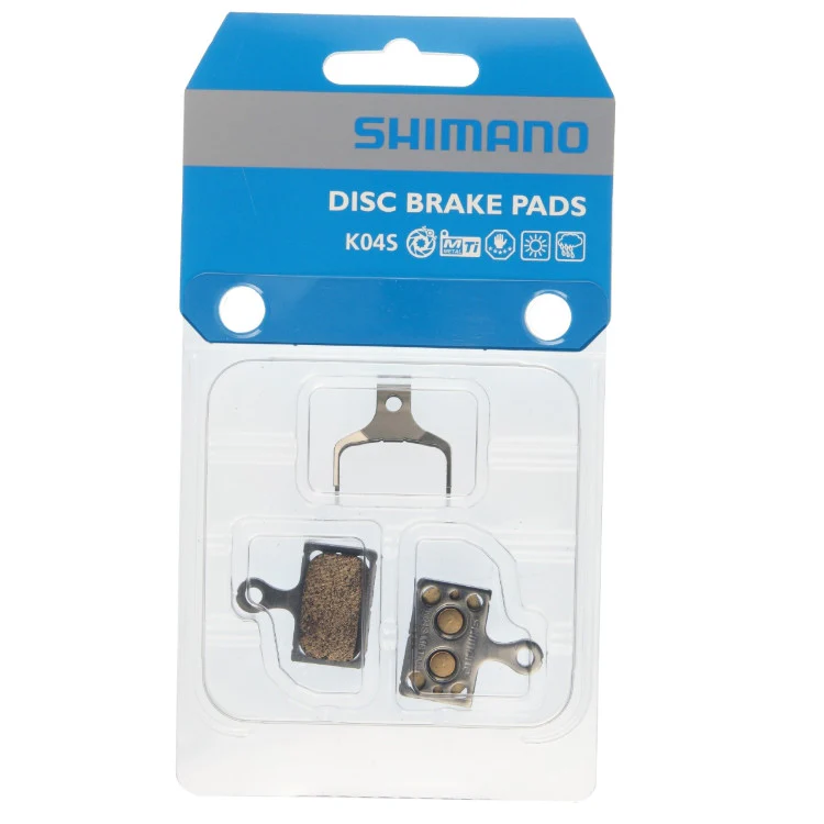 Shimano K04S Sintered Steel Backed Disc Brake Pads For XTR, DEORE XT, DURA-ACE, ULTEGRA, 105, TIAGRA, GRX - Image 2