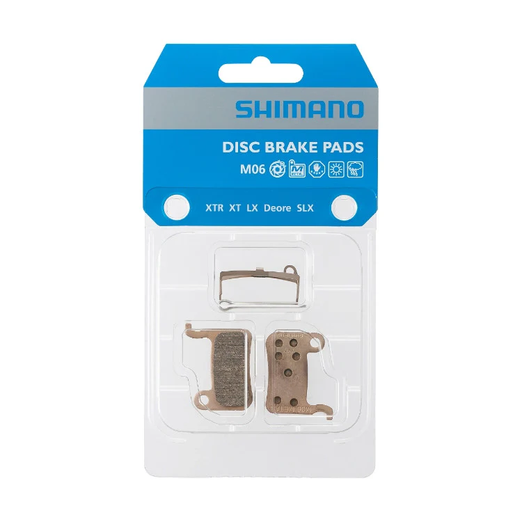 Shimano M06 Sintered Steel Backed Disc Brake Pads For XTR, DEORE XT, DEORE LX, SLX, DEORE, SAINT - Image 2