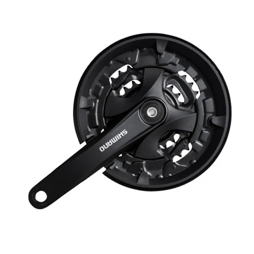 Shimano MT101 Acera Hyperdrive 9 Speed Triple MTB/Trail Chainset 22/30/40T In Black - Image 3