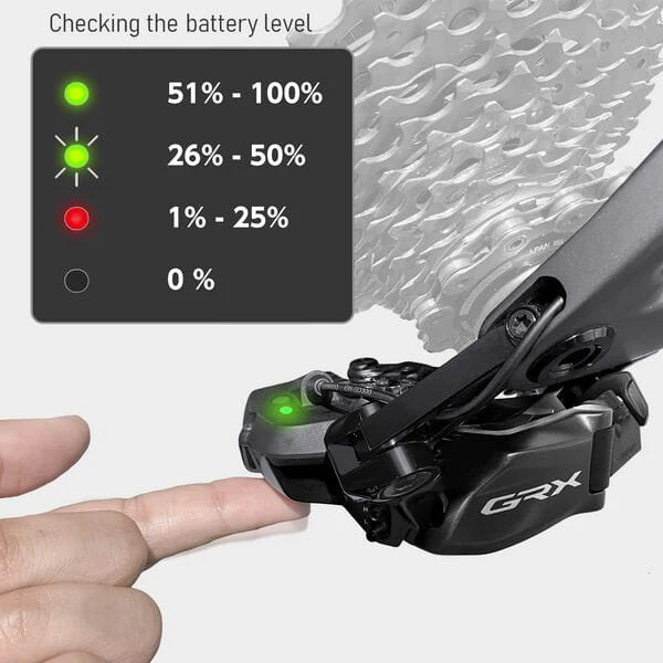 Shimano RD-RX825 GRX Di2 2x12 Speed Shadow+ Wireless Rear Derailleur - Image 3
