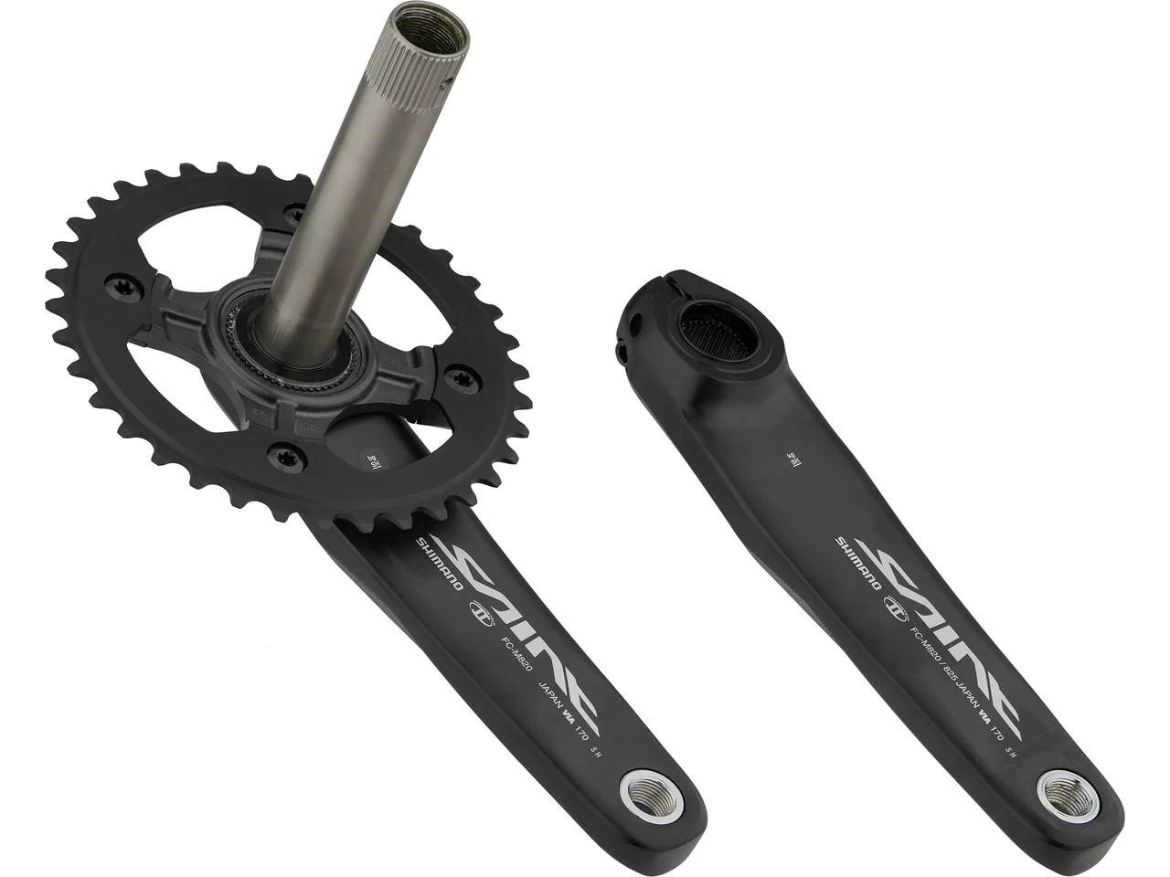 Shimano Saint 10 Speed FC-M820 Crank Arms With 68/73mm Bottom Bracket All Sizes - Image 4