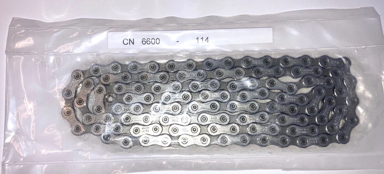 Shimano Ultegra 6600 10spd OEM 114 Link Unboxed Workshop Chain In Silver/Grey - Image 2