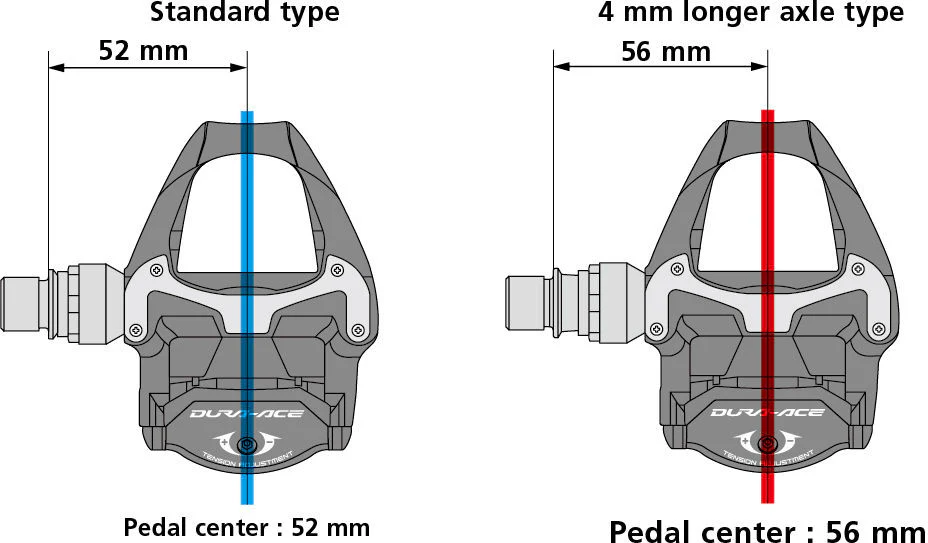 Shimano Ultegra R8000E SPD-SL Road Carbon Pedals With 4mm Longer Axle - Image 3