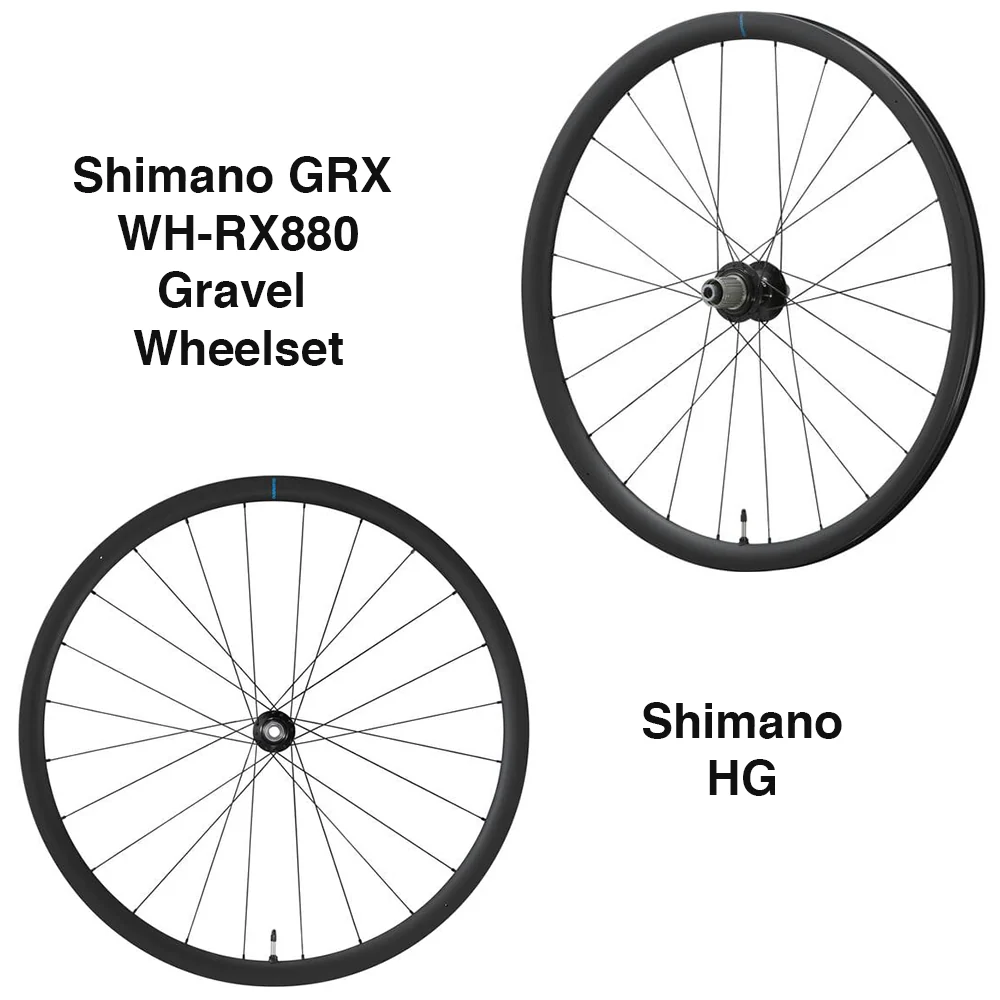 Shimano WH-RX880 GRX 12 Speed Center Lock Disc Brake Carbon Tubeless 700C Gravel Wheels - Image 10