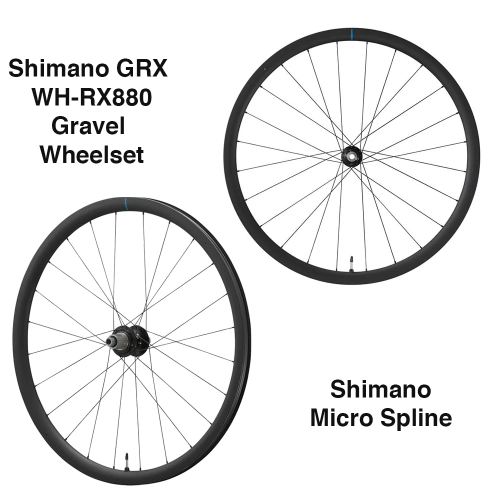 Shimano WH-RX880 GRX 12 Speed Center Lock Disc Brake Carbon Tubeless 700C Gravel Wheels - Image 11