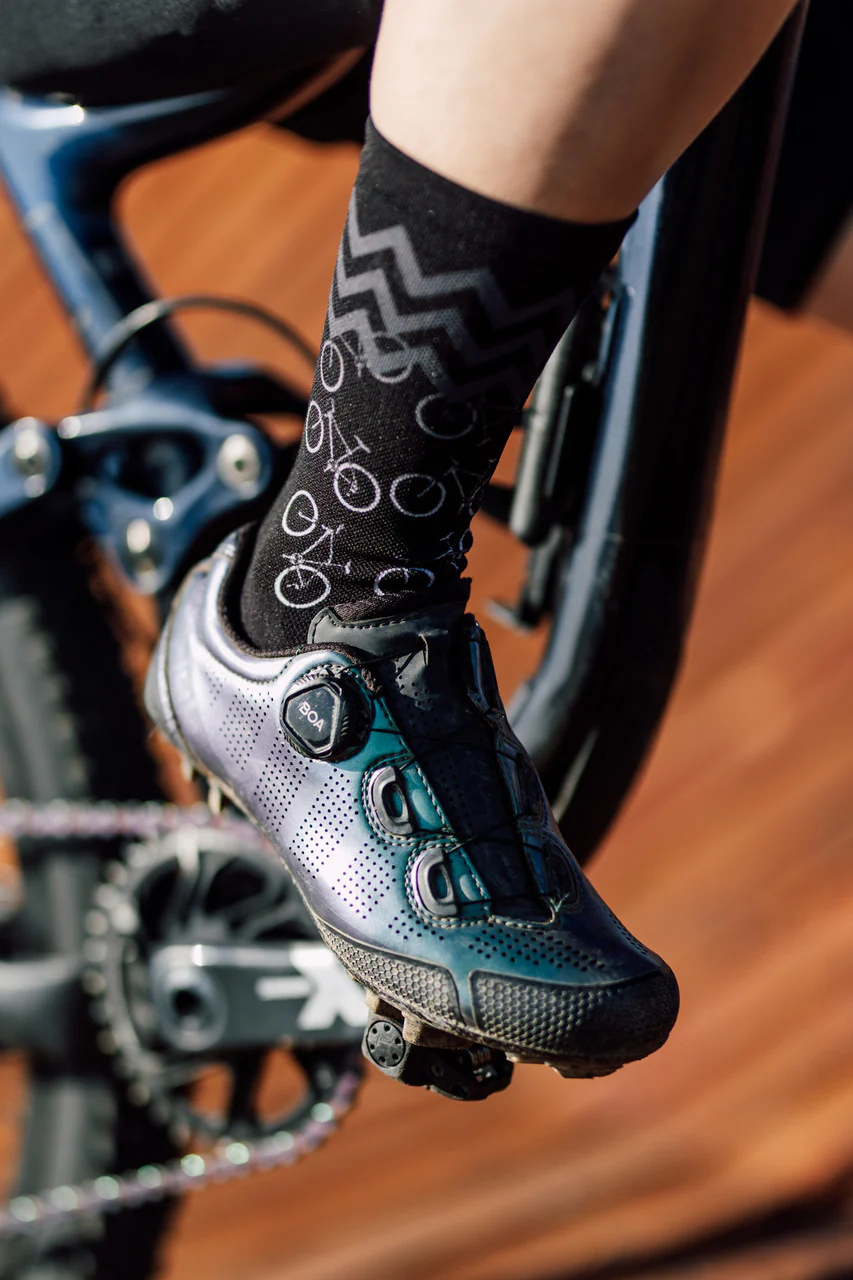 Sox Footwear Bikes Mono-Chrome Premium Crew Socks - Image 2