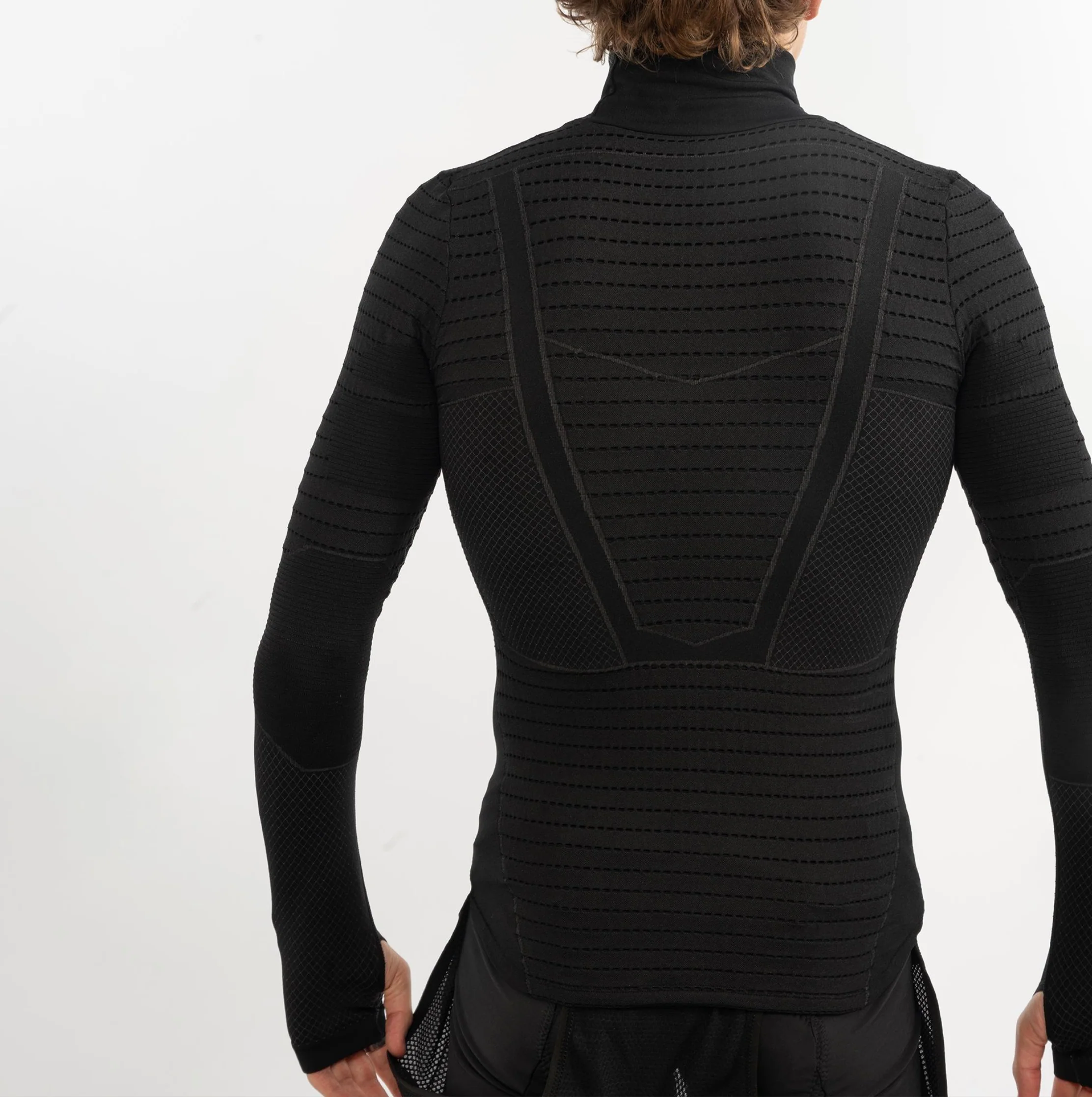 Spatzwear Basez 2 Black Long Sleeve Baselayer | Black - Image 4