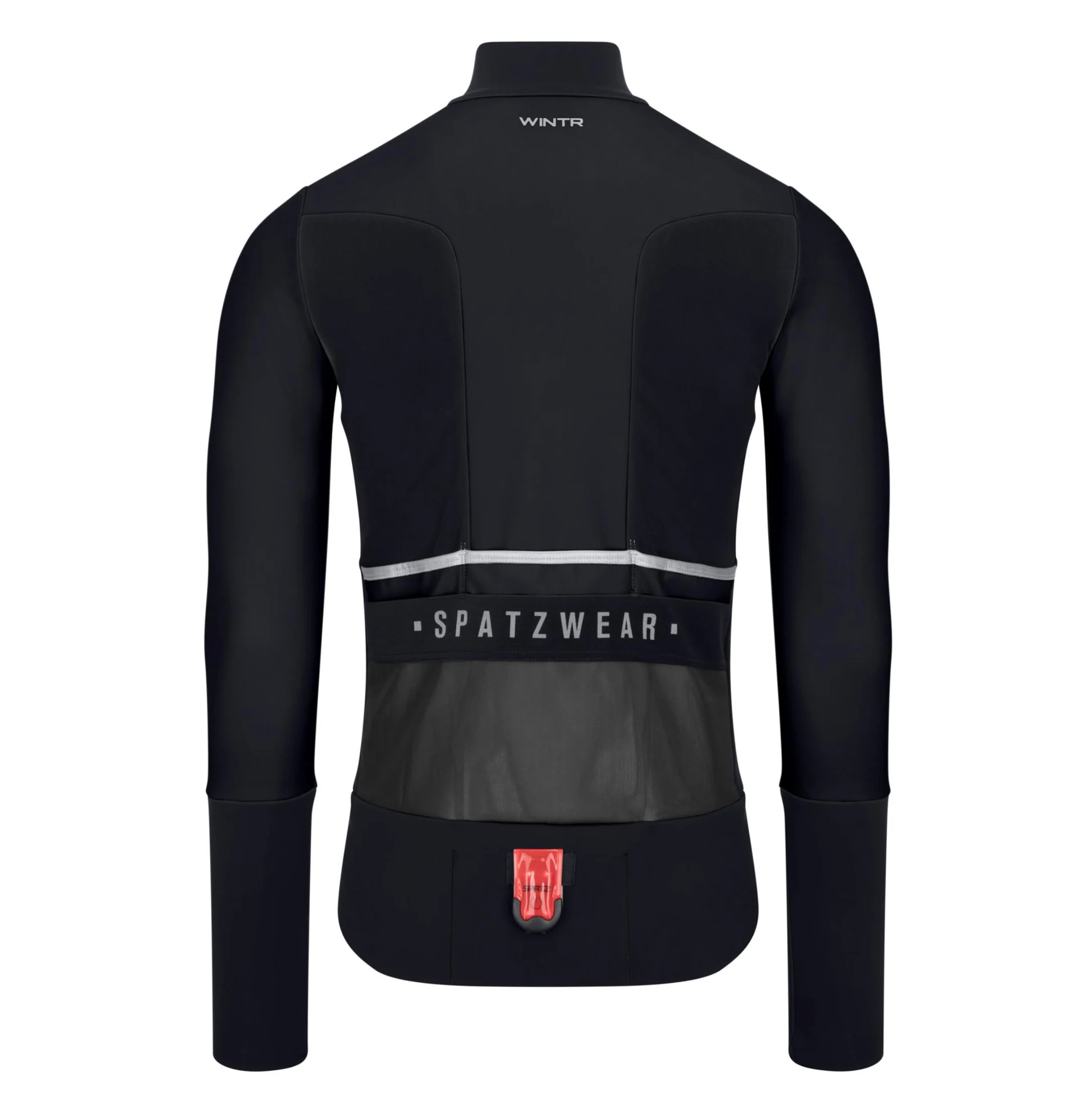 Spatzwear Wintr Waterproof Jacket With Burnr Light | Black - Image 2