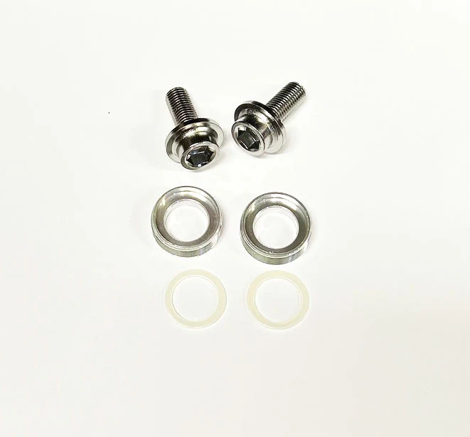 Specialites TA Self Extracting Crank Bolts and Dust Caps - Alloy - M8 Screw - Image 3