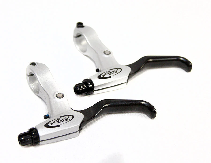 Sram AVID FR-5 MTB Brake Levers Pair In Silver For Disc / Linear-Pull Brakes