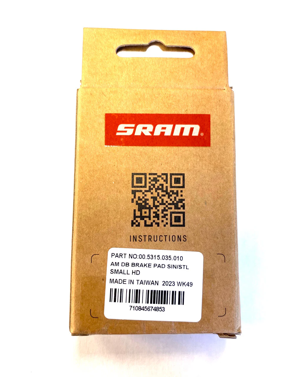 Sram Disc Brake Pads Steel Level TL/Level T/Level/Level ULT/TLM B1 DB/ELIXIR / 2 Piece Road 00.5315.035.010 - Image 3
