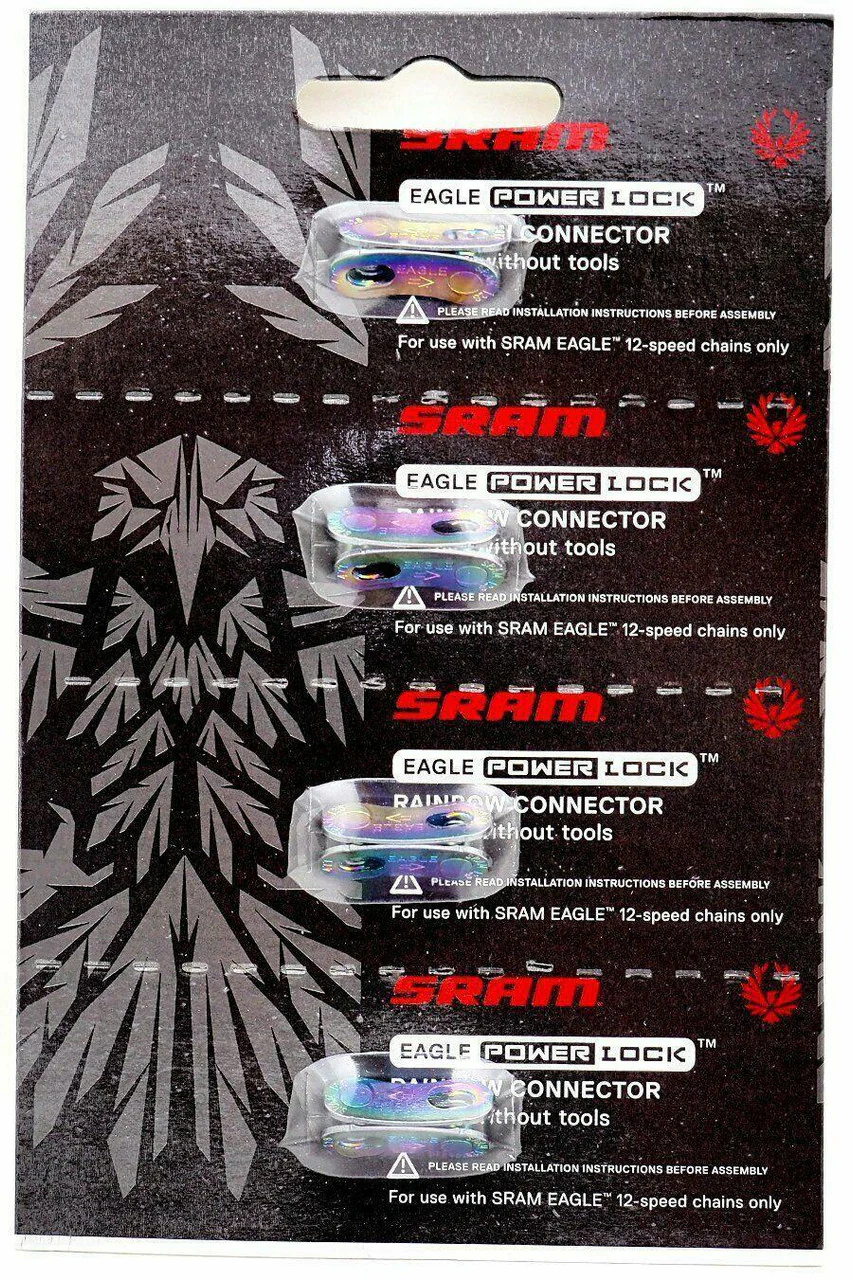 Sram Eagle Powerlock Chain Connector 12 Speed For 2x Chains - Rainbow - Image 4