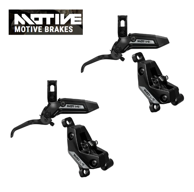 SRAM Motive Silver Disc Brake Lever & Caliper In Black Ano Includes MMX Clamp - Image 7