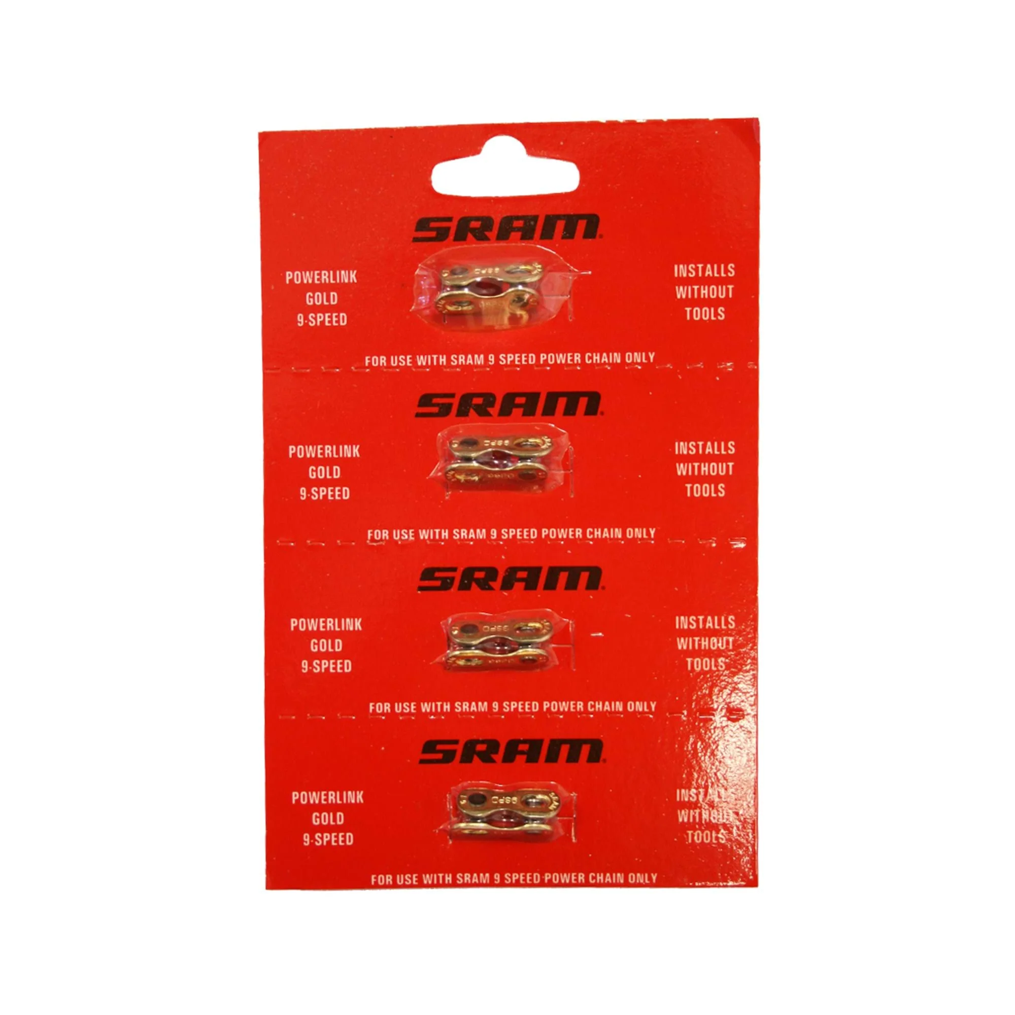 Sram Powerlock 9 Speed Chain Connector - Gold - Image 3