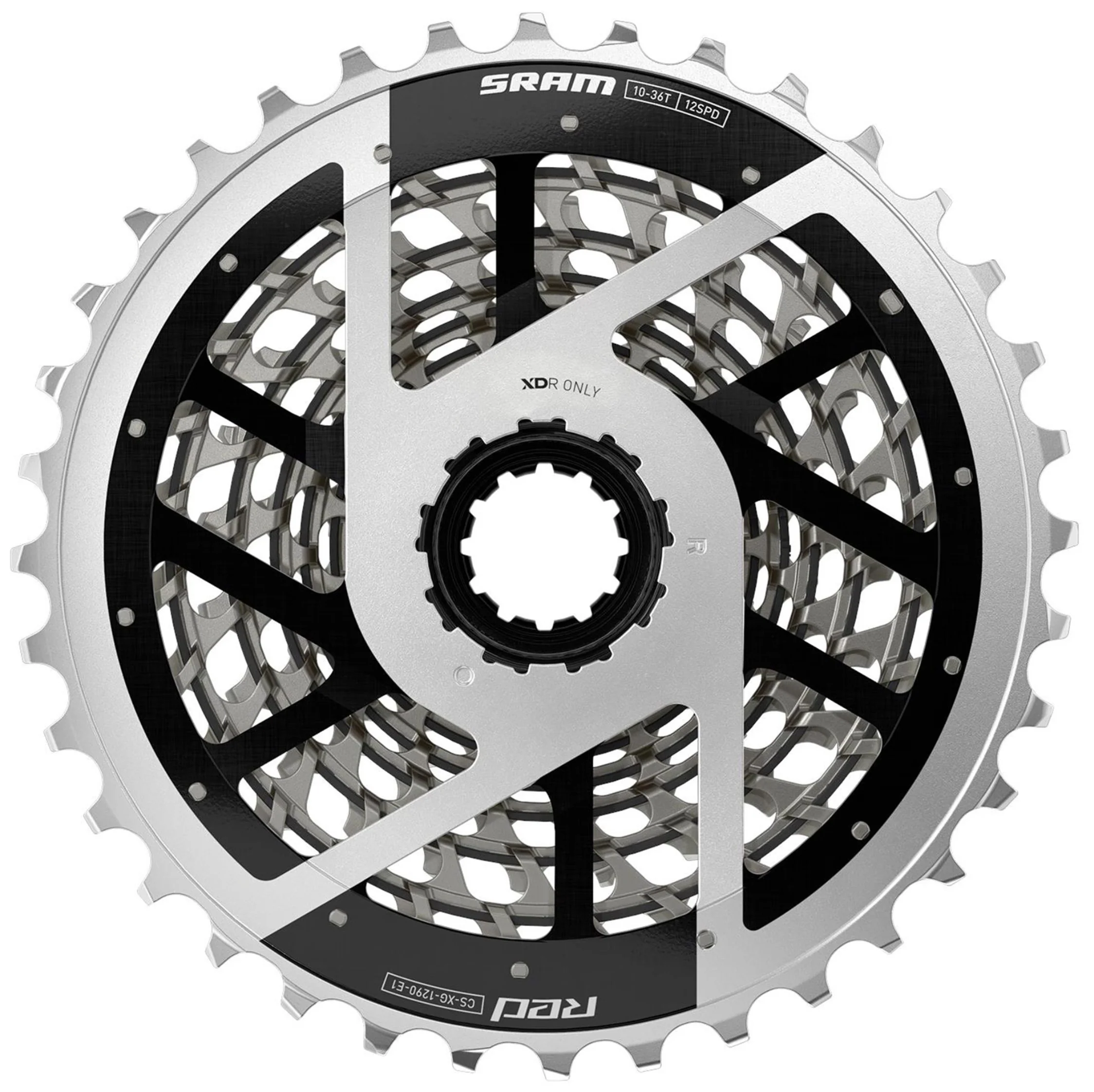 SRAM XG1290 12 speed cassette E1 10T Cassette | Silver - Image 3