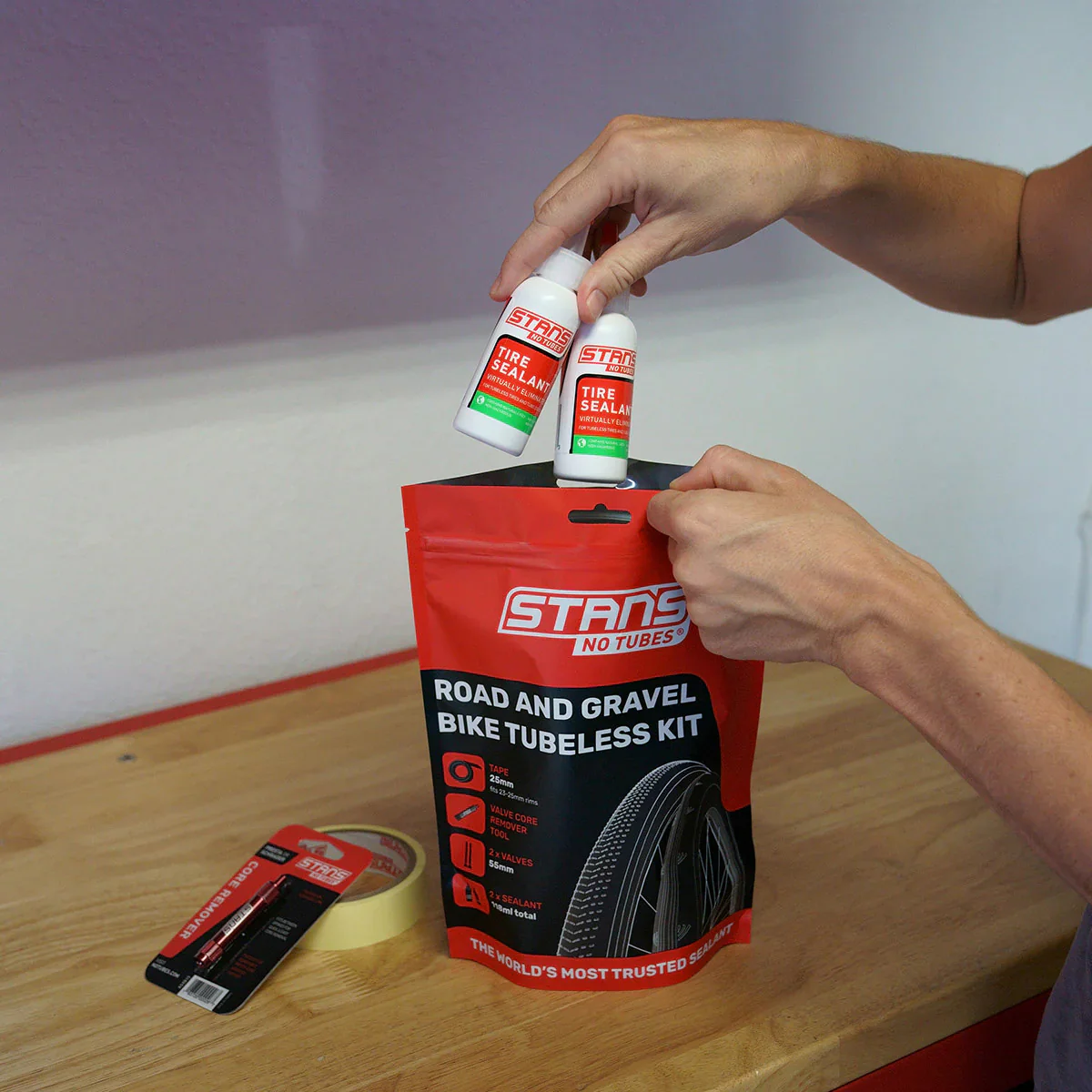 Stan's No Tubes Road/Gravel Tubeless Conversion Kit - Image 2