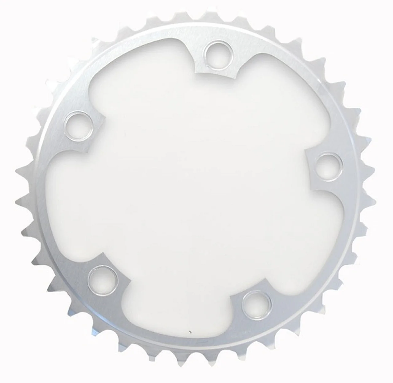 Stronglight Dural 5083 9/10 Speed 110mmBCD Compact Inner / Outer Chainrings 50T 34T In Silver - Image 2