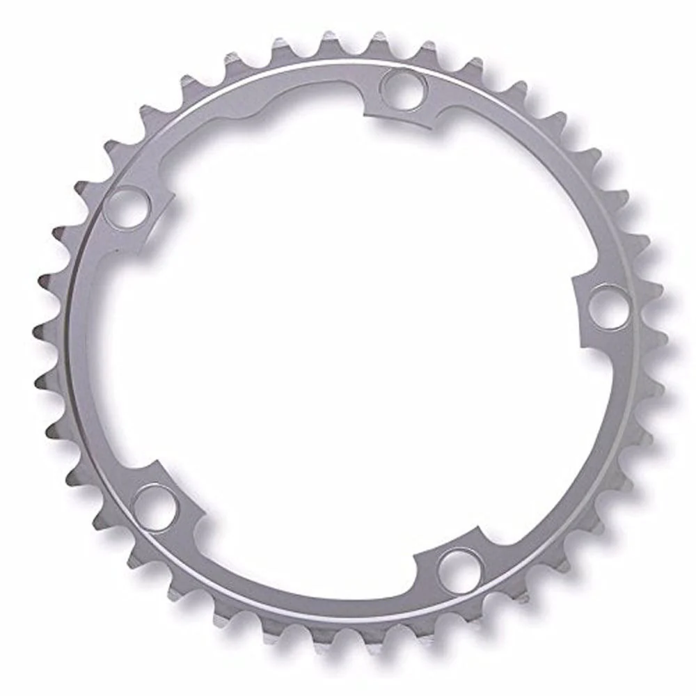 Stronglight Dural 5083 9/10 Speed 110mmBCD Compact Inner / Outer Chainrings 50T 34T In Silver - Image 3