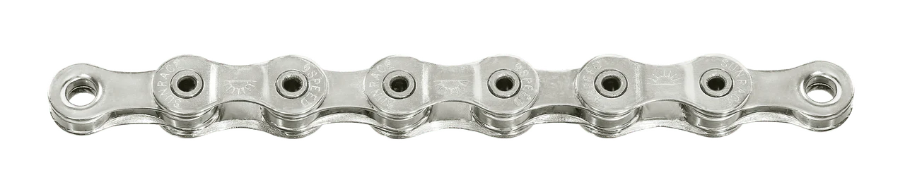 SunRace 9 Speed 138 Link 11/128" E-Bike Bicycle Chain in Silver