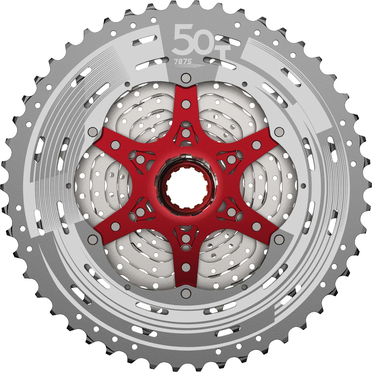 SunRace CSMZ90 12 Speed MTB Wide Ratio Metallic Cassette 11-50T - Image 2