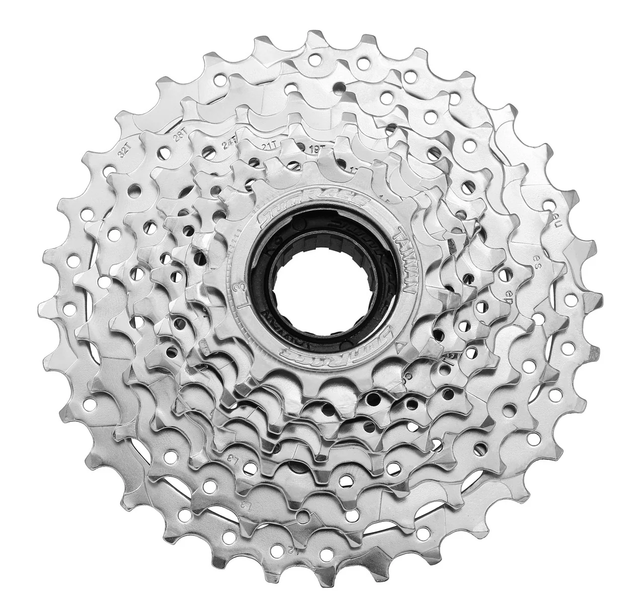 SunRace MFE60 8 Speed Chrome Plated Bicycle E-Bike Freewheel 13-32T